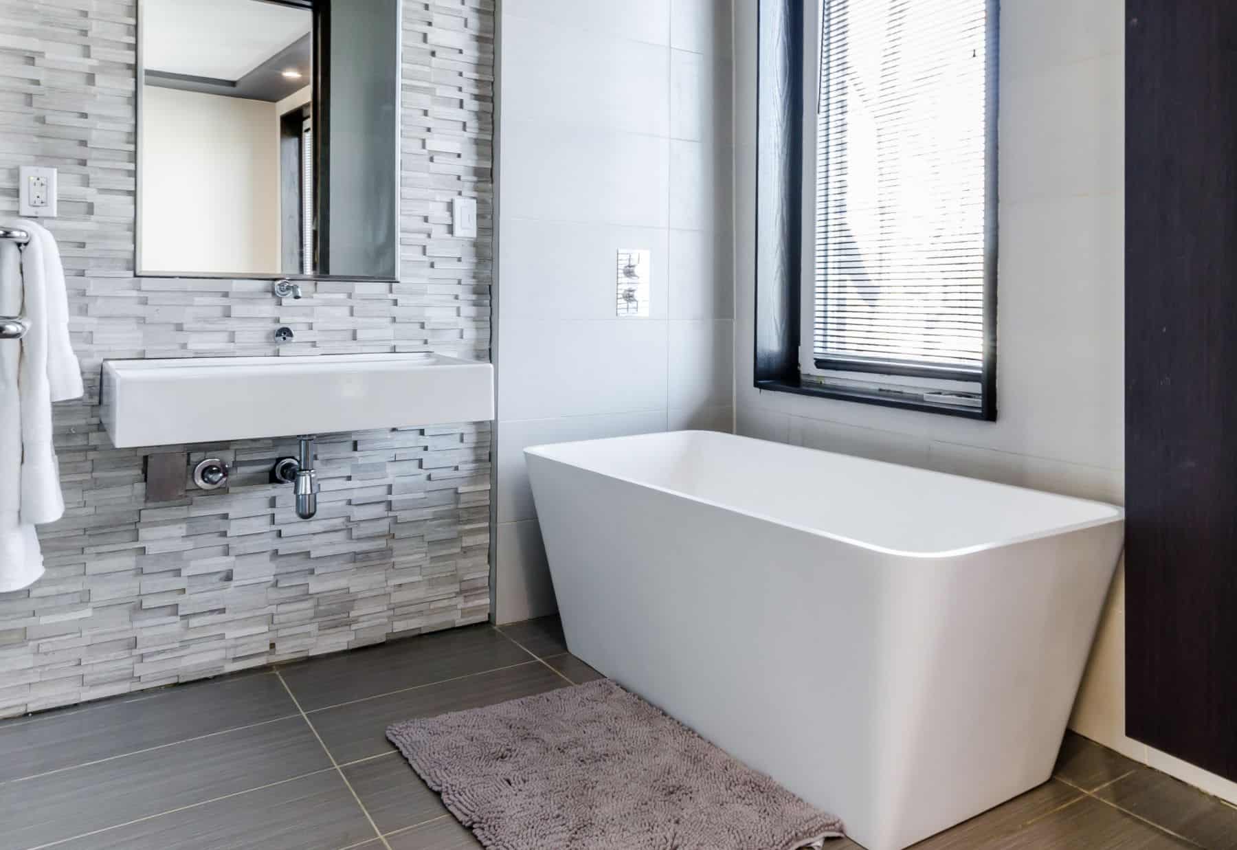 Scrub the bathtub clean